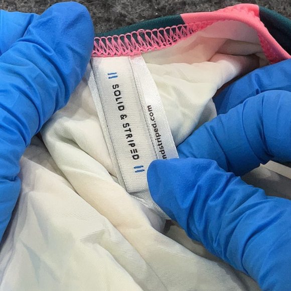 Solid & Striped one piece swimsuit size Large - Picture 3 of 4